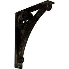 Crawley 2"W x 10"D x 12"H Countertop Bracket - Iron/Steel Antiqued Pale Gold Crawley 2"W x 10"D x 12"H Countertop Bracket - Iron/Steel Antiqued Pale Gold