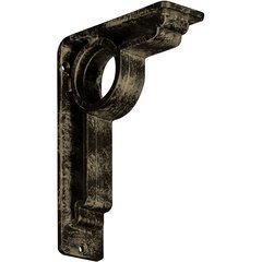 Maria 2"W x 5.5"D x 8"H Countertop Bracket - Iron/Steel Antiqued Pale Gold Maria 2"W x 5.5"D x 8"H Countertop Bracket - Iron/Steel Antiqued Pale Gold