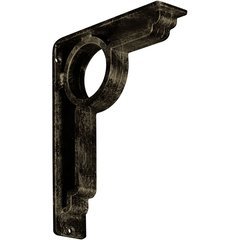 Maria 2"W x 7.5"D x 10"H Countertop Bracket - Iron/Steel Antiqued Pale Gold Maria 2"W x 7.5"D x 10"H Countertop Bracket - Iron/Steel Antiqued Pale Gold