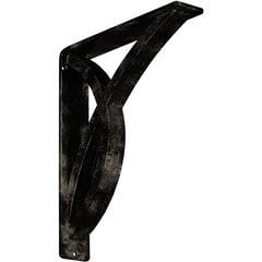 Miller 2"W x 10"D x 12"H Countertop Bracket - Iron/Steel Antiqued Pale Gold Miller 2"W x 10"D x 12"H Countertop Bracket - Iron/Steel Antiqued Pale Gold