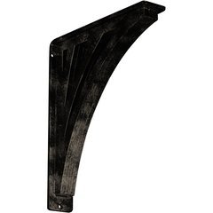 Nevio 2"W x 10"D x 12"H Countertop Bracket - Iron/Steel Antiqued Pale Gold Nevio 2"W x 10"D x 12"H Countertop Bracket - Iron/Steel Antiqued Pale Gold