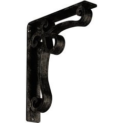 Orleans 2"W x 10"D x 12"H Countertop Bracket - Iron/Steel Antiqued Pale Gold Orleans 2"W x 10"D x 12"H Countertop Bracket - Iron/Steel Antiqued Pale Gold