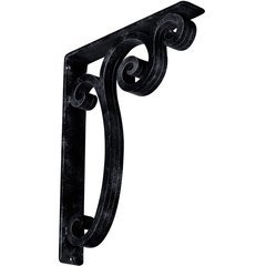 Avery 2"W x 12"D x 15"H Countertop Bracket - Iron/Steel Antiqued Pewter Avery 2"W x 12"D x 15"H Countertop Bracket - Iron/Steel Antiqued Pewter