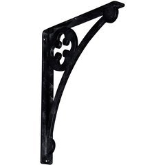 Crawley 1.5"W x 12"D x 15"H Countertop Bracket - Iron/Steel Antiqued Pewter Crawley 1.5"W x 12"D x 15"H Countertop Bracket - Iron/Steel Antiqued Pewter
