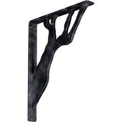 Damon 1.5"W x 12"D x 15"H Countertop Bracket - Iron/Steel Antiqued Pewter Damon 1.5"W x 12"D x 15"H Countertop Bracket - Iron/Steel Antiqued Pewter