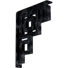 Eris 2"W x 12"D x 15"H Countertop Bracket - Iron/Steel Antiqued Pewter Eris 2"W x 12"D x 15"H Countertop Bracket - Iron/Steel Antiqued Pewter