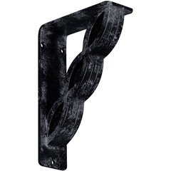 Loera 2"W x 5.5"D x 8"H Countertop Bracket - Iron/Steel Antiqued Pewter Loera 2"W x 5.5"D x 8"H Countertop Bracket - Iron/Steel Antiqued Pewter