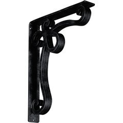 Orleans 2"W x 12"D x 15"H Countertop Bracket - Iron/Steel Antiqued Pewter Orleans 2"W x 12"D x 15"H Countertop Bracket - Iron/Steel Antiqued Pewter