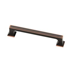 Southampton 5-1/16 Inch Center to Center Bronze W/ Copper Highlights Cabinet Pull Southampton 5-1/16 Inch Center to Center Bronze W/ Copper Highlights Cabinet Pull