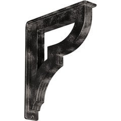 Bradford 2"W x 10"D x 12"H Countertop Bracket - Iron/Steel Antiqued Warm Silver Bradford 2"W x 10"D x 12"H Countertop Bracket - Iron/Steel Antiqued Warm Silver