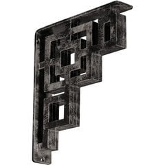 Eris 2"W x 10"D x 12"H Countertop Bracket - Iron/Steel Antiqued Warm Silver Eris 2"W x 10"D x 12"H Countertop Bracket - Iron/Steel Antiqued Warm Silver