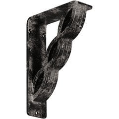 Loera 2"W x 5.5"D x 8"H Countertop Bracket - Iron/Steel Antiqued Warm Silver Loera 2"W x 5.5"D x 8"H Countertop Bracket - Iron/Steel Antiqued Warm Silver