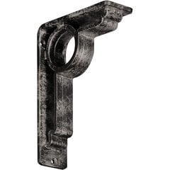Maria 2"W x 5.5"D x 8"H Countertop Bracket - Iron/Steel Antiqued Warm Silver Maria 2"W x 5.5"D x 8"H Countertop Bracket - Iron/Steel Antiqued Warm Silver