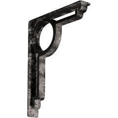 Maria 2"W x 12"D x 15"H Countertop Bracket - Iron/Steel Antiqued Warm Silver Maria 2"W x 12"D x 15"H Countertop Bracket - Iron/Steel Antiqued Warm Silver