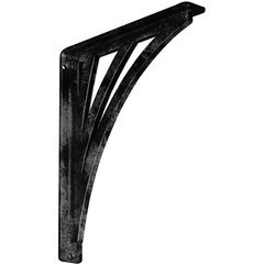 Nevio 1.5"W x 10"D x 12"H Countertop Bracket - Iron/Steel Antiqued Warm Silver Nevio 1.5"W x 10"D x 12"H Countertop Bracket - Iron/Steel Antiqued Warm Silver