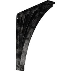 Nevio 2"W x 10"D x 12"H Countertop Bracket - Iron/Steel Antiqued Warm Silver Nevio 2"W x 10"D x 12"H Countertop Bracket - Iron/Steel Antiqued Warm Silver