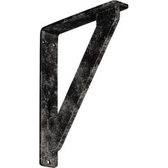 Traditional 1.5"W x 7.5"D x 10"H Countertop Bracket - Iron/Steel Antiqued Warm Silver Traditional 1.5"W x 7.5"D x 10"H Countertop Bracket - Iron/Steel Antiqued Warm Silver
