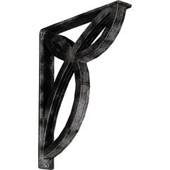 Versailles 2"W x 12"D x 15"H Countertop Bracket - Iron/Steel Antiqued Warm Silver Versailles 2"W x 12"D x 15"H Countertop Bracket - Iron/Steel Antiqued Warm Silver