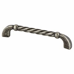 Maestro 5-1/16 Inch Center to Center Rustic Tin Cabinet Pull Maestro 5-1/16 Inch Center to Center Rustic Tin Cabinet Pull