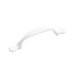 Conquest 3 Inch Center to Center White Cabinet Pull Conquest 3 Inch Center to Center White Cabinet Pull