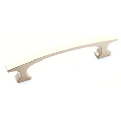 Conrad 3-3/4 Inch Center to Center Satin Nickel Cabinet Pull Conrad 3-3/4 Inch Center to Center Satin Nickel Cabinet Pull