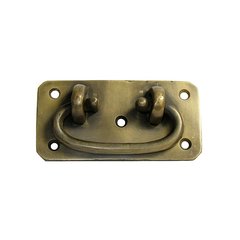 Bail Pulls 2-3/8 Inch Center to Center Unlacquered Antique Brass Cabinet Bail Pull Bail Pulls 2-3/8 Inch Center to Center Unlacquered Antique Brass Cabinet Bail Pull