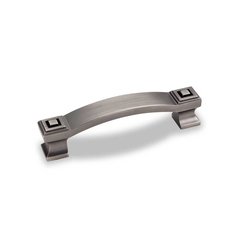 Delmar 3-3/4 Inch Center to Center Brushed Pewter Cabinet Pull Delmar 3-3/4 Inch Center to Center Brushed Pewter Cabinet Pull