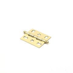 1-3/4 Inch x 2-1/2 Inch Brass Cabinet Hinge - Polished Brass 1-3/4 Inch x 2-1/2 Inch Brass Cabinet Hinge - Polished Brass