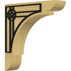 Olympic 1.75"W x 8"D x 8"H Countertop Bracket - Alder Olympic 1.75"W x 8"D x 8"H Countertop Bracket - Alder