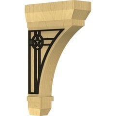 Stockport 2.25"W x 6"D x 10"H Countertop Bracket - Alder Stockport 2.25"W x 6"D x 10"H Countertop Bracket - Alder