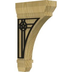 Stockport 2.25"W x 6"D x 10"H Countertop Bracket - Red Oak Stockport 2.25"W x 6"D x 10"H Countertop Bracket - Red Oak