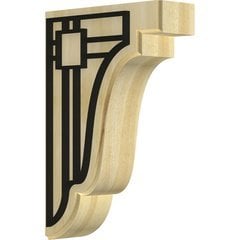 Bedford 1.75"W x 5"D x 7.5"H Countertop Bracket - Rubberwood Bedford 1.75"W x 5"D x 7.5"H Countertop Bracket - Rubberwood