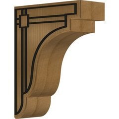Bedford 3.5"W x 8.5"D x 11"H Countertop Bracket - Mahogany Bedford 3.5"W x 8.5"D x 11"H Countertop Bracket - Mahogany