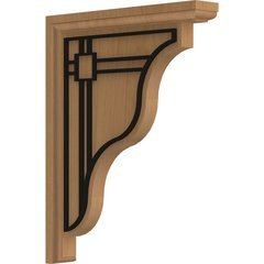 Hamilton 1.5"W x 9"D x 11"H Countertop Bracket - Cherry Hamilton 1.5"W x 9"D x 11"H Countertop Bracket - Cherry
