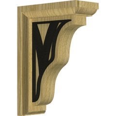 Hamilton 2.25"W x 5"D x 7"H Countertop Bracket - Red Oak Hamilton 2.25"W x 5"D x 7"H Countertop Bracket - Red Oak