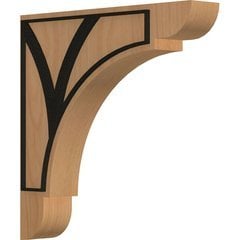 Olympic 1.75"W x 10"D x 10"H Countertop Bracket - Cherry Olympic 1.75"W x 10"D x 10"H Countertop Bracket - Cherry