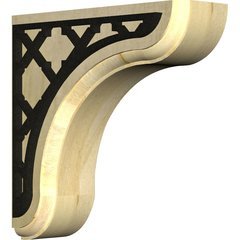 Eaton 1.75"W x 5.5"D x 5.5"H Countertop Bracket - Rubberwood Eaton 1.75"W x 5.5"D x 5.5"H Countertop Bracket - Rubberwood
