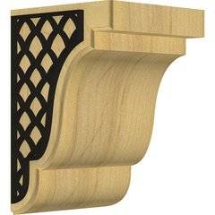 Bedford 5.25"W x 5"D x 7.5"H Countertop Bracket - Alder Bedford 5.25"W x 5"D x 7.5"H Countertop Bracket - Alder