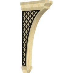 Stockport 2.25"W x 7"D x 14"H Countertop Bracket - Rubberwood Stockport 2.25"W x 7"D x 14"H Countertop Bracket - Rubberwood