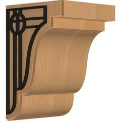 Bedford 5.25"W x 5"D x 7.5"H Countertop Bracket - Cherry Bedford 5.25"W x 5"D x 7.5"H Countertop Bracket - Cherry