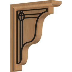 Hamilton 2.25"W x 9"D x 11"H Countertop Bracket - Cherry Hamilton 2.25"W x 9"D x 11"H Countertop Bracket - Cherry