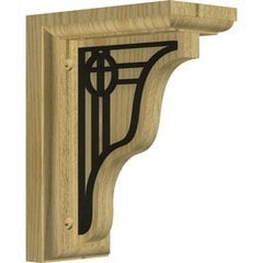 Hamilton 3"W x 5"D x 7"H Countertop Bracket - Red Oak Hamilton 3"W x 5"D x 7"H Countertop Bracket - Red Oak