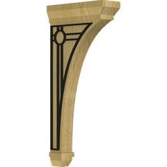 Stockport 2.25"W x 7"D x 14"H Countertop Bracket - Red Oak Stockport 2.25"W x 7"D x 14"H Countertop Bracket - Red Oak