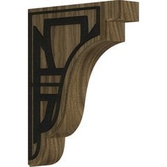 Bedford 1.75"W x 7.25"D x 9.5"H Countertop Bracket - Walnut Bedford 1.75"W x 7.25"D x 9.5"H Countertop Bracket - Walnut
