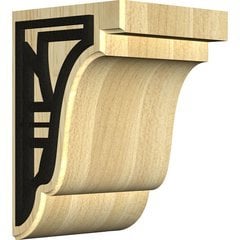 Bedford 5.25"W x 5"D x 7.5"H Countertop Bracket - Maple Bedford 5.25"W x 5"D x 7.5"H Countertop Bracket - Maple