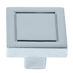 Cosmo Square Knob 7/8" Dia Polished Chrome Cosmo Square Knob 7/8" Dia Polished Chrome