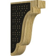 Bedford 1.75"W x 5"D x 7.5"H Countertop Bracket - Red Oak Bedford 1.75"W x 5"D x 7.5"H Countertop Bracket - Red Oak
