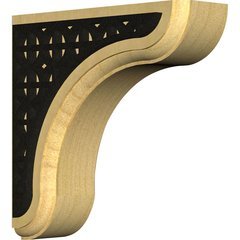 Eaton 1.75"W x 5.5"D x 5.5"H Countertop Bracket - Alder Eaton 1.75"W x 5.5"D x 5.5"H Countertop Bracket - Alder