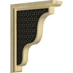 Hamilton 2.25"W x 9"D x 11"H Countertop Bracket - Rubberwood Hamilton 2.25"W x 9"D x 11"H Countertop Bracket - Rubberwood