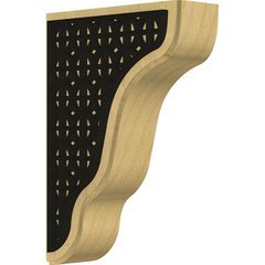 Plymouth 1.75"W x 5.25"D x 7.5"H Countertop Bracket - Alder Plymouth 1.75"W x 5.25"D x 7.5"H Countertop Bracket - Alder